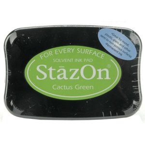 Tinta STAZON pad grande Cactus Green