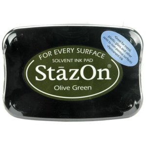 Tinta STAZON pad grande Olive Green