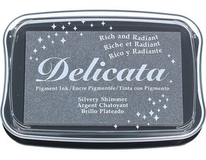 Tinta pad grande Delicata Silvery Shimmer