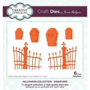 Troqueles Creative Expressions Halloween Graveyard