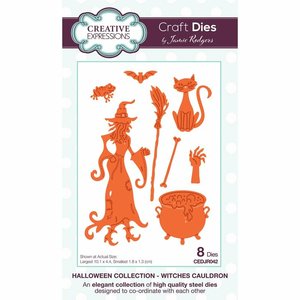 Troqueles Creative Expressions Halloween Witches Cauldron