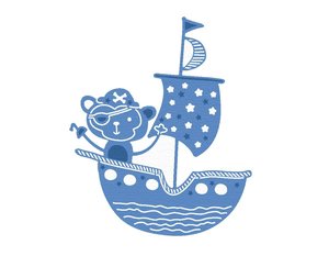 Troqueles Innspiro Infantil barco pirata