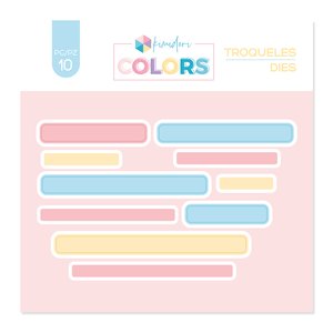 Troqueles Kimidori Colors Etiquetas Frases