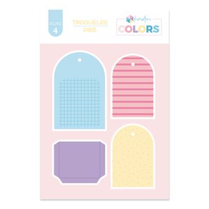 Troquel Kimidori Colors Tags y Bolsillos