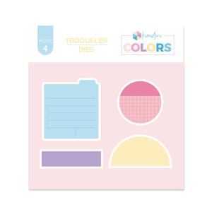 Troquel Kimidori Colors Decoraciones para tarjetas de 3&quot;x4&quot; 2