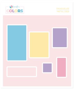 Troquel Kimidori Colors Collage 6&quot;x8&quot;