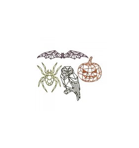 Troqueles Thinlits Sizzix-Tim Holtz Geo Halloween