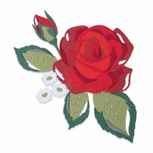 Troqueles Thinlits Sizzix Layered Rose
