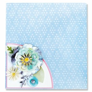 Troqueles Thinlits Sizzix Folio Page Pocket & Flowers