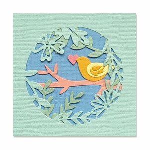 Troqueles Thinlits Sizzix Spring Layered Scene