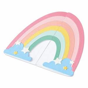 Troqueles Thinlits Sizzix Card Rainbow Fold-a-Long