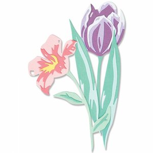 Troqueles Thinlits Sizzix Layered Spring Flowers
