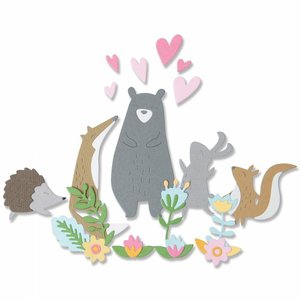 Troqueles Thinlits Sizzix Quirky Animals