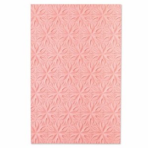 Carpeta embossing 3D Textured Sizzix Geometric Flowers