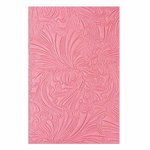 Carpeta embossing 3D Textured Abstract Flowers