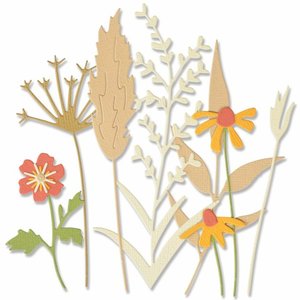 Troqueles Thinlits Sizzix Delicate Autumn Stems
