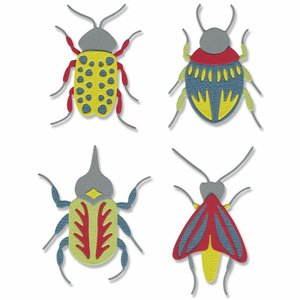 Troqueles Thinlits Sizzix Patterned Bugs
