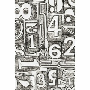 Carpeta embossing 3D Textured Sizzix-Tim Holtz Numbered