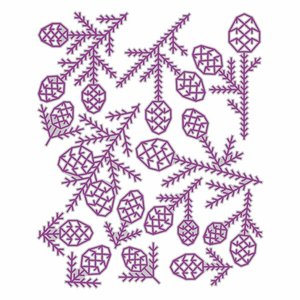 Troqueles Thinlits Sizzix-Tim Holtz Pine Patterns