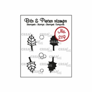 Sellos Crealies Bits & Pieces Christmas Leaves