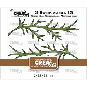 Troqueles Crealies Set Christmas Silhouetzz Big Branches
