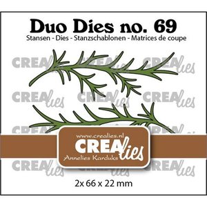 Troqueles Crealies Set Christmas Silhouetzz Small Branches