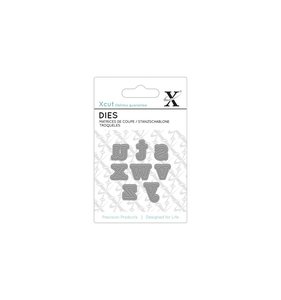 Troqueles Xcut MIni Serif Alpha 3