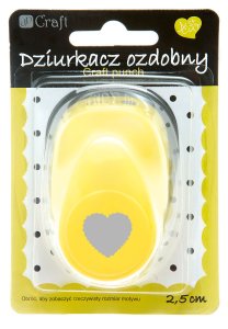 Troqueladora DP 2,5 cm medium scalloped heart