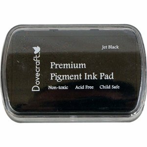 Dovecraft Pigment Ink Pad grande Jet Black