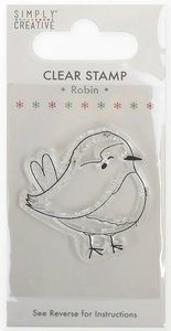 Sello Simply Creative Christmas Robin