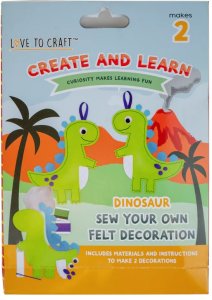 LTC Kids Sew your own felt decorations Dinosaur