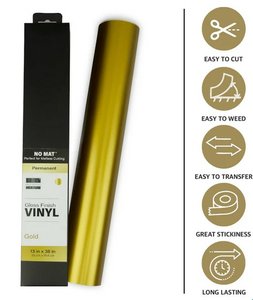 Vinilo adhesivo First Edition Gloss Finish 33x91 cm Gold