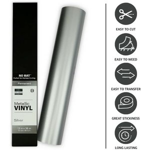 Vinilo adhesivo First Edition Gloss Finish 33x91 cm Silver