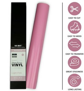 Vinilo adhesivo First Edition Gloss Finish 33x91 cm Light Pink