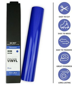Vinilo adhesivo First Edition Gloss Finish 33x91 cm Blue