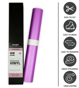 Vinilo adhesivo First Edition 33x91 cm Shimmer Pink