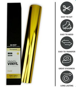 Vinilo adhesivo First Edition 33x360 cm Metallic Gold