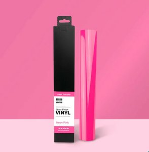 Vinilo textil termoadhesivo First Edition 30,5x61 cm Gloss Neón Pink