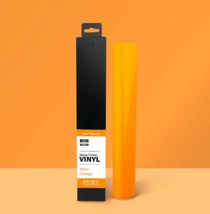 Vinilo textil termoadhesivo First Edition 30,5x61 cm Gloss Neón Orange