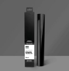 Vinilo textil estirable First Edition 30,5x61 cm Gloss Black