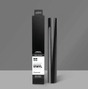 Vinilo textil estirable First Edition 30,5x61 cm Gloss Charcoal Grey