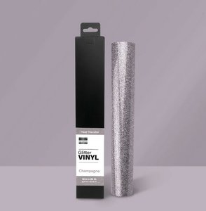 Vinilo textil estirable First Edition 30,5x48 cm Glitter Champagne