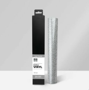 Vinilo textil estirable First Edition 30,5x48 cm Glitter Silver