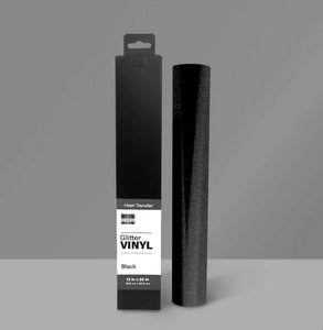 Vinilo textil estirable First Edition 30,5x48 cm Glitter Black
