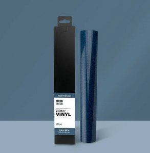 Vinilo textil estirable First Edition 30,5x48 cm Glitter Blue