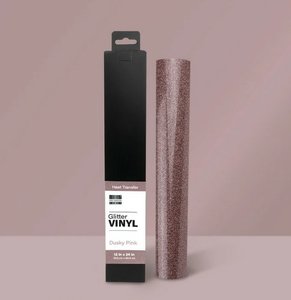 Vinilo textil estirable First Edition 30,5x48 cm Glitter Dusky Pink