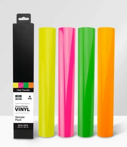 Pack 4 colores vinilo textil First Edition Gloss Finish 30x30 cm