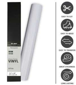Vinilo adhesivo First Edition 14x122 cm Gloss Finish White