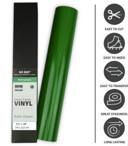 Vinilo adhesivo First Edition 14x122 cm Gloss Finish Kelly Green