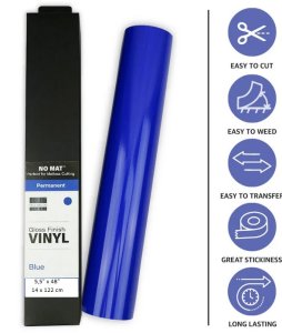 Vinilo adhesivo First Edition 14x122 cm Gloss Finish Blue